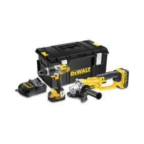 Dewalt Cordless Hammer Drill & Grinder Tough System Kit Box DCK293M2