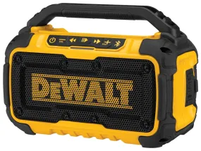 DeWALT DCR010 Bluetooth Speaker, Tool Only, 20 V, Bluetooth, 15 hr Battery Life, 100 ft Connectivity Range :EA: QUANTITY: 1