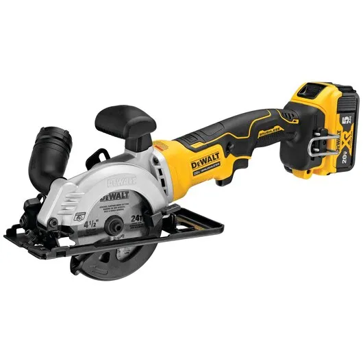 DeWALT (DCS571P1) ATOMIC 20V MAX Brushless 4-1/2 In. Cordless Circular Saw Kit