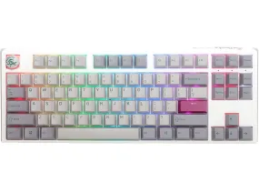 Ducky One 3 Mist Grey Tkl Gaming Keyboard, Rgb Led - Mx-Brown (Us)