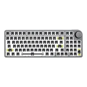 Dukharo 96 VN96 98% Rotary Knob 3 Mode Wireless Mechanical Keyboard kit hot swappable switch lighting effect RGB type c 2.4G BT