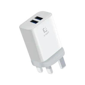 E-Root Dual usb charger with Micro cable