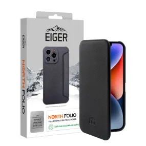 Eiger North Folio Case For Apple iPhone 14 Plus in Black