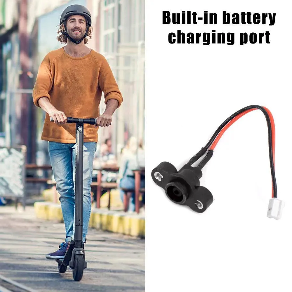 Electric Scooter Power Charger Cord Cable Controller Charging Port