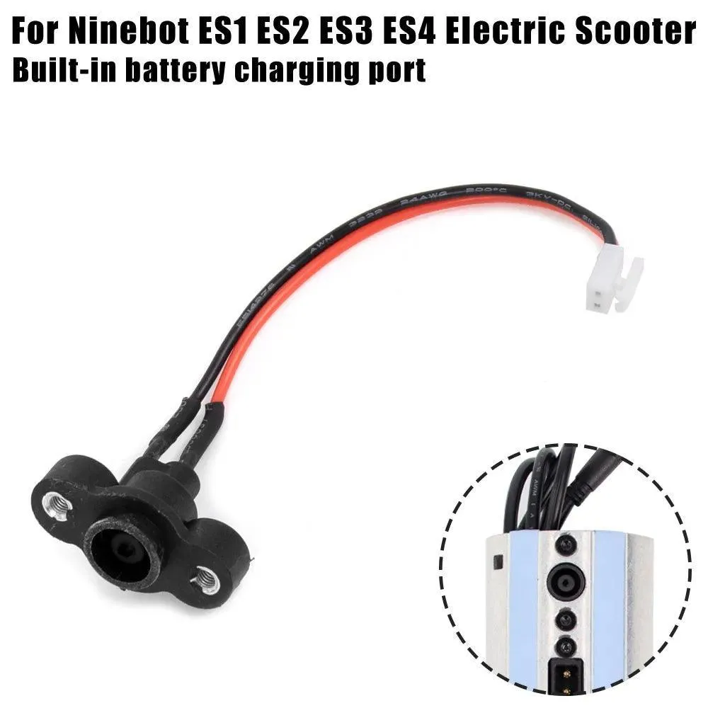 Electric Scooter Power Charger Cord Cable Controller Charging Port