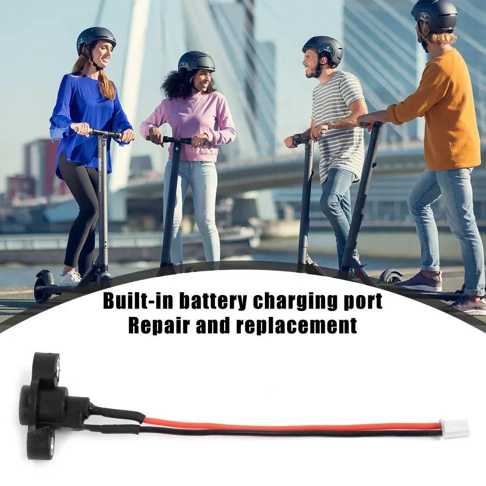 Electric Scooter Power Charger Cord Cable Controller Charging Port