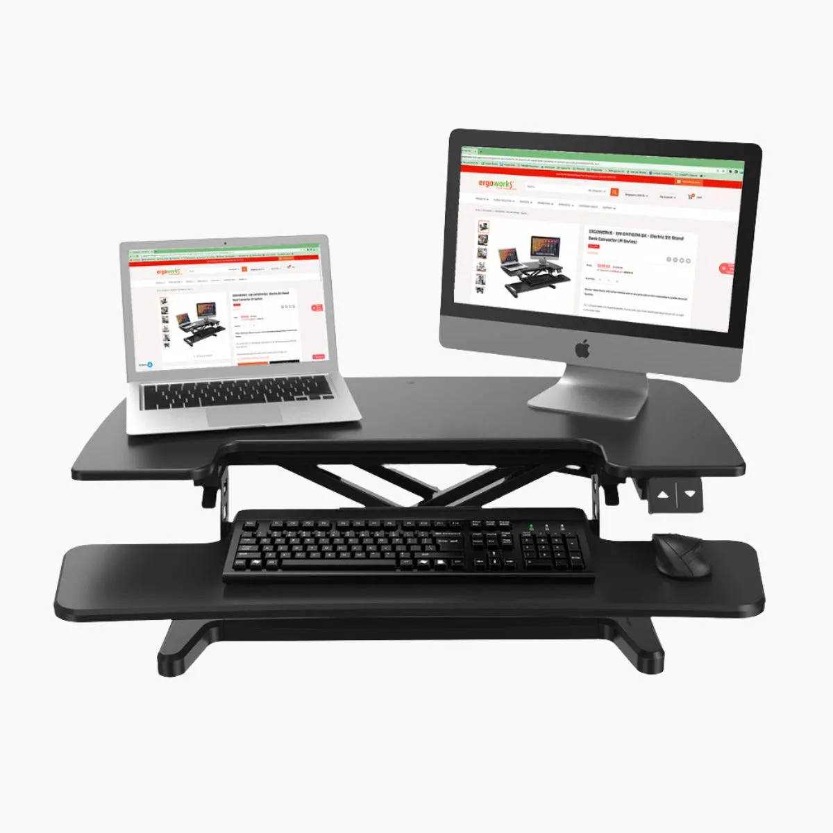 Electric Sit Stand Desk Converter (M Series)