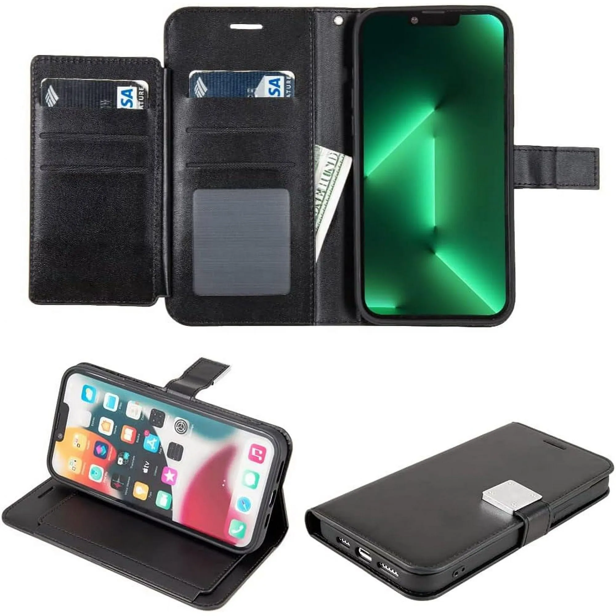 Entronix Apple iPhone 16 Folio Wallet & Card Holder Case