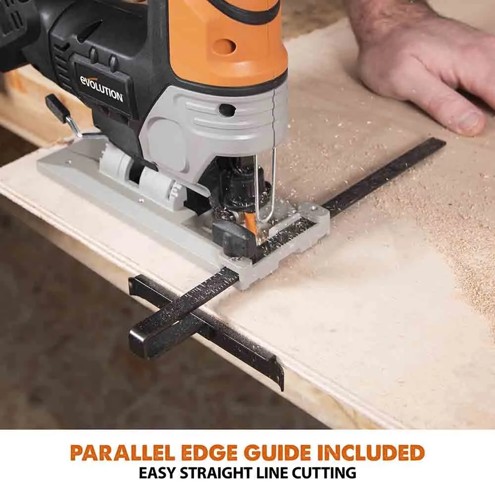 Evolution Cordless R90JGS-Li Jigsaw 18v Li-Ion EXT Inc Multi-Material Blades