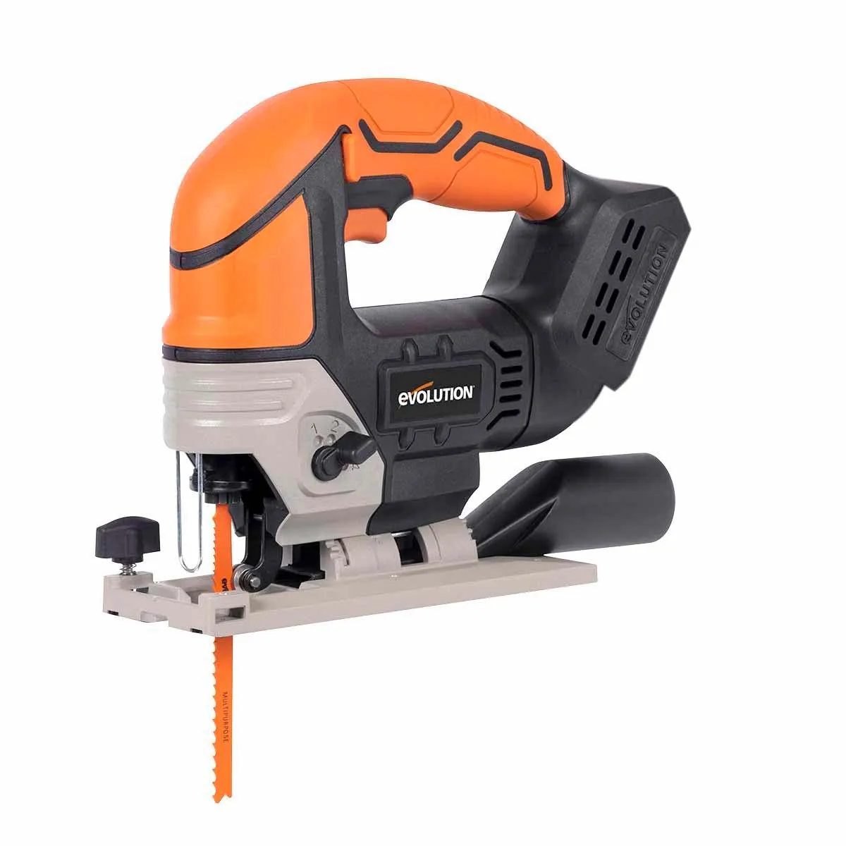 Evolution Cordless R90JGS-Li Jigsaw 18v Li-Ion EXT Inc Multi-Material Blades