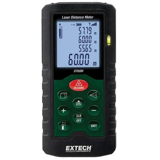 Extech DT60M Laser Distance Meter 196ft (60m)