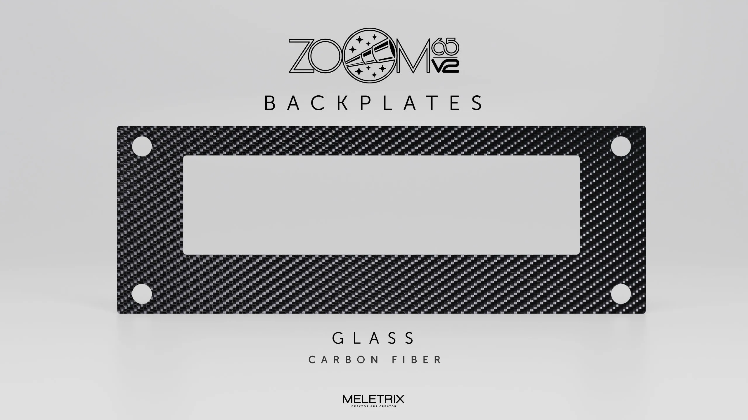 Extra Backplates for Zoom65 Essential Edition V2 Keyboard Kits