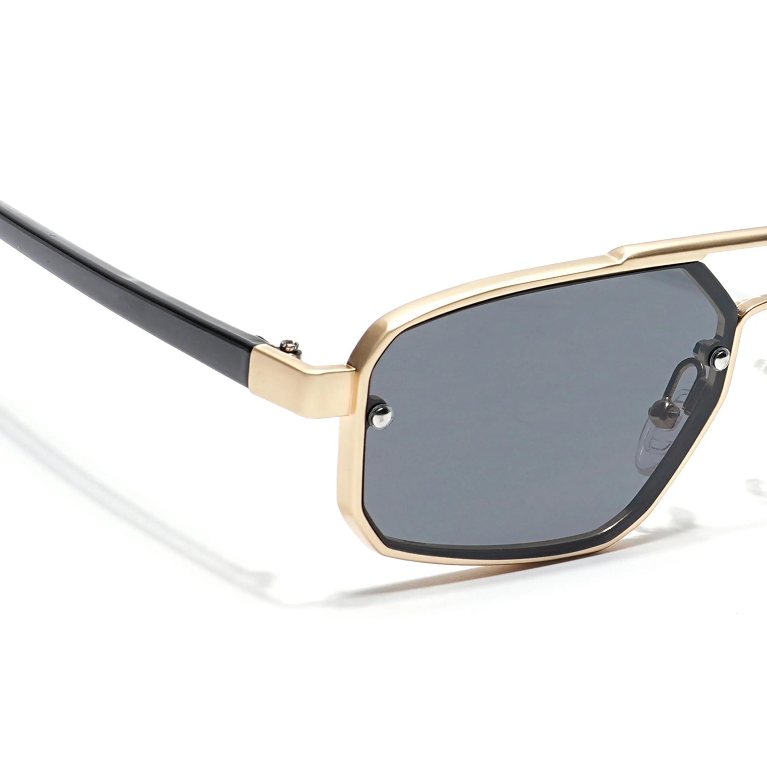 Eyejack Golden Rectangle Sunglasses for Men & Women (5229CL857)