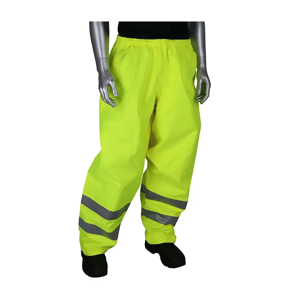 Falcon 353-2002-LY/4X ANSI Class E Heavy Duty Waterproof Breathable Pants