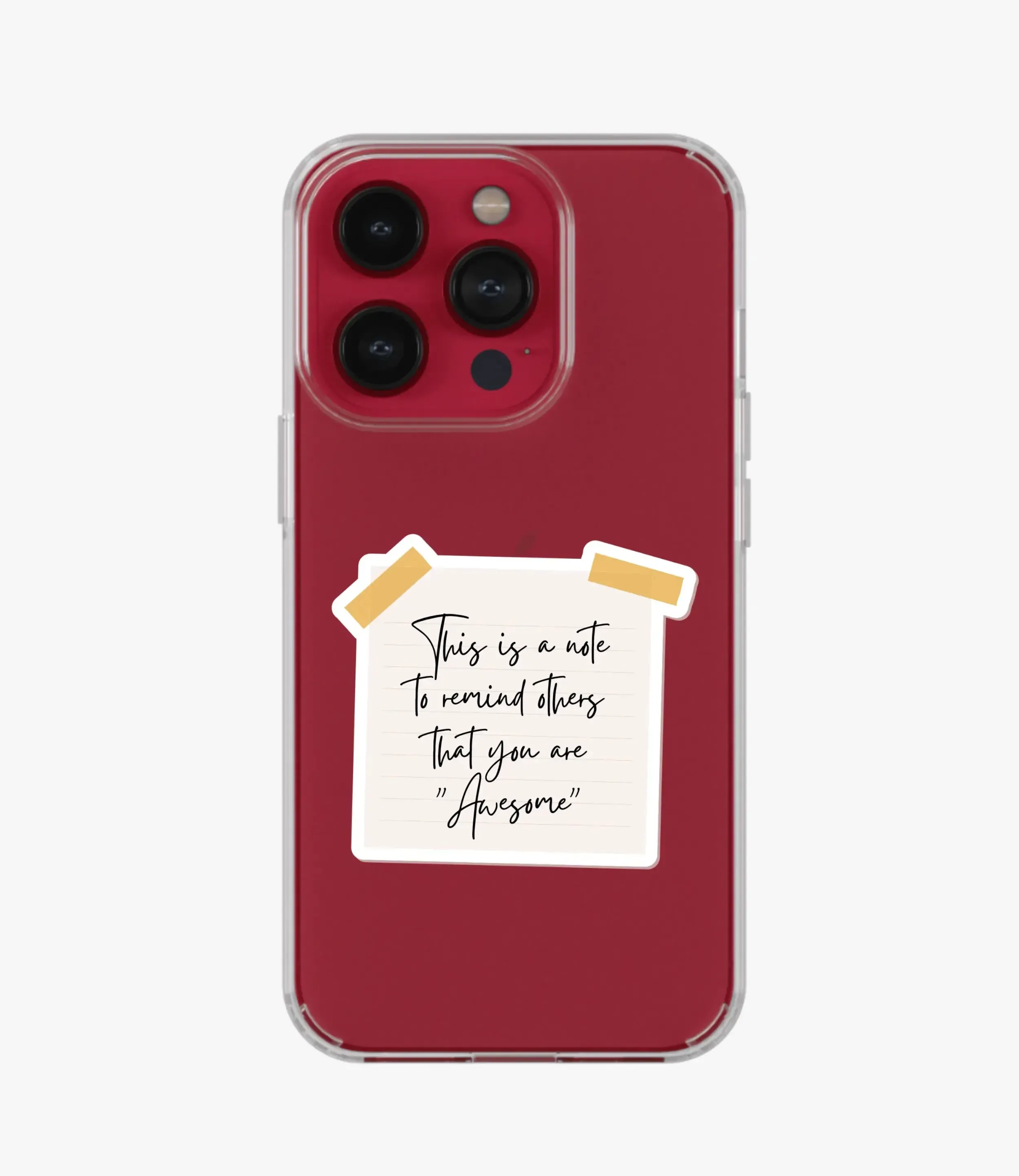 Fancy Custom Message Silicone Case