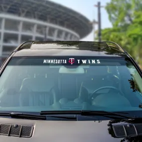 Fanmats Minnesota Twins Sun Stripe Windshield Decal 3.25" x 34"