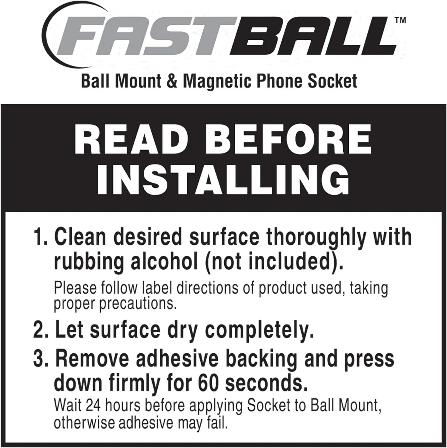 Fastball Deluxe Magnetic Car and Desk Cell Phone Mount