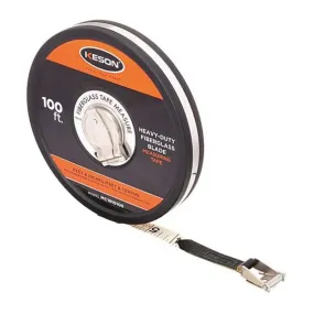 Fiberglass measuring tape, 100ft