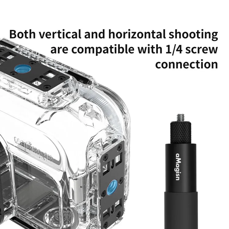 For Insta360 Ace Pro aMagisn Horizontal and Vertical Shooting Dive Shell 60m Waterproof Shell Accessories