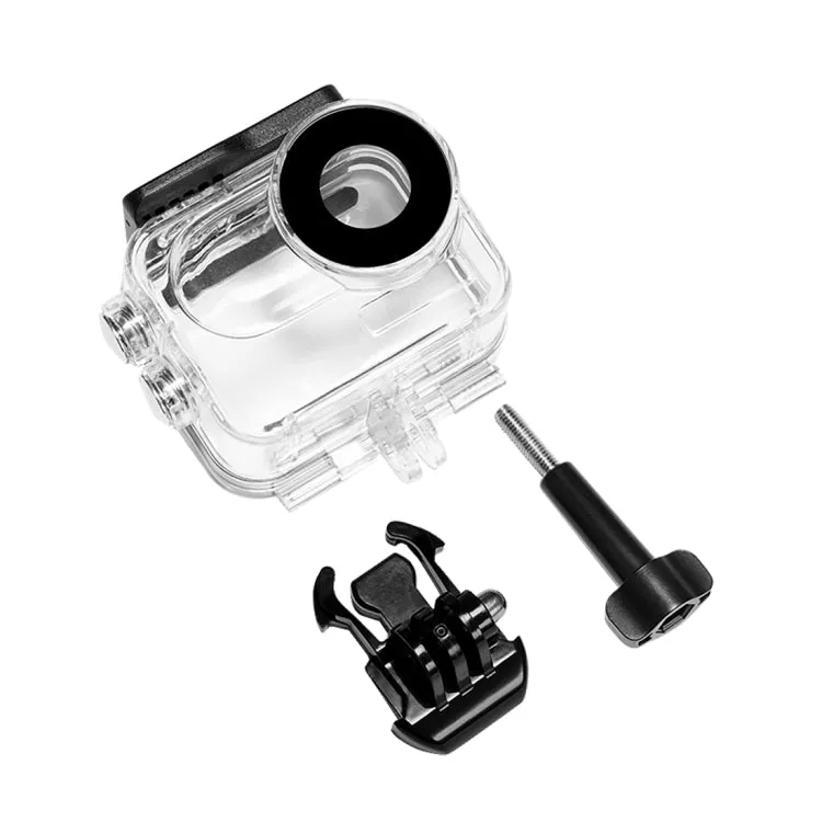 For Insta360 GO 3  / GO 3SPULUZ 60m Underwater Waterproof Housing Case with Base Adapter & Screw (Transparent)