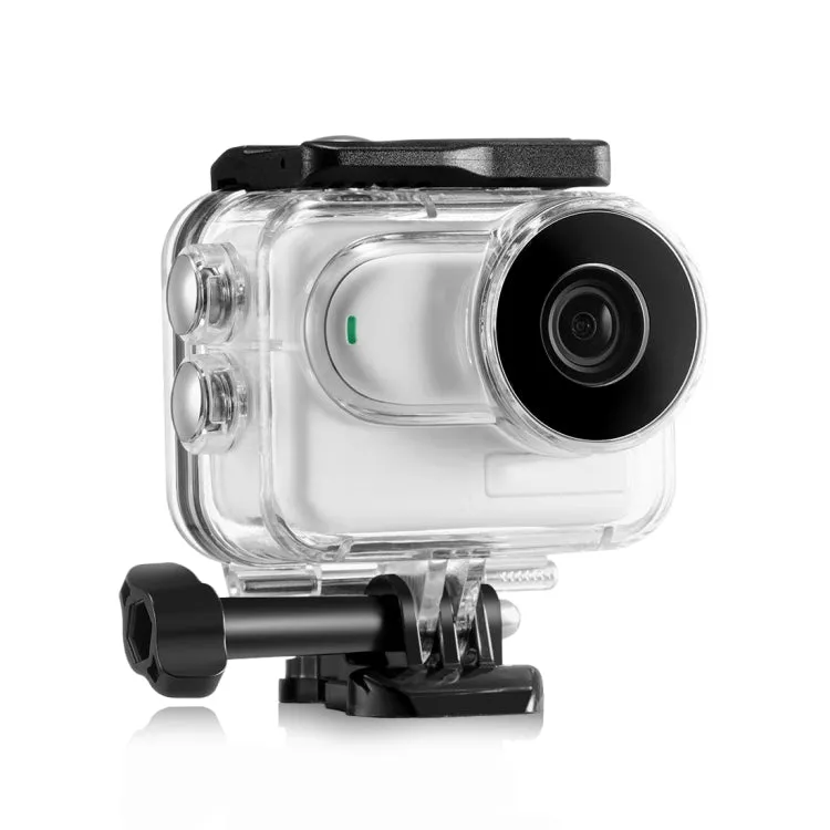 For Insta360 GO 3  / GO 3SPULUZ 60m Underwater Waterproof Housing Case with Base Adapter & Screw (Transparent)