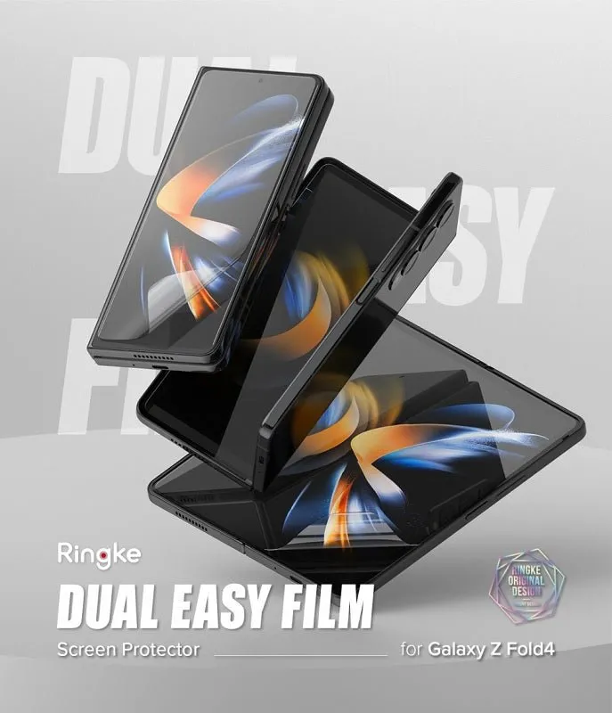 Galaxy Z Fold 4 Dual Easy Film Screen Protector by Ringke