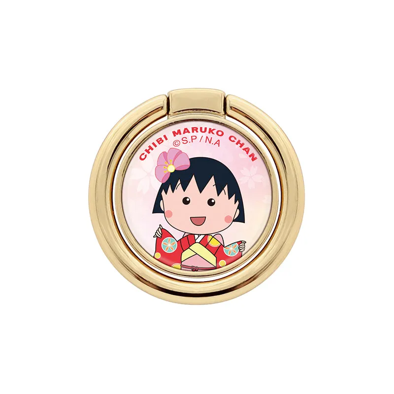 GARMMA Chibi Maruko-chan 360° Rotating Anti-drop Ring Stand Finger Grip Phone Holder