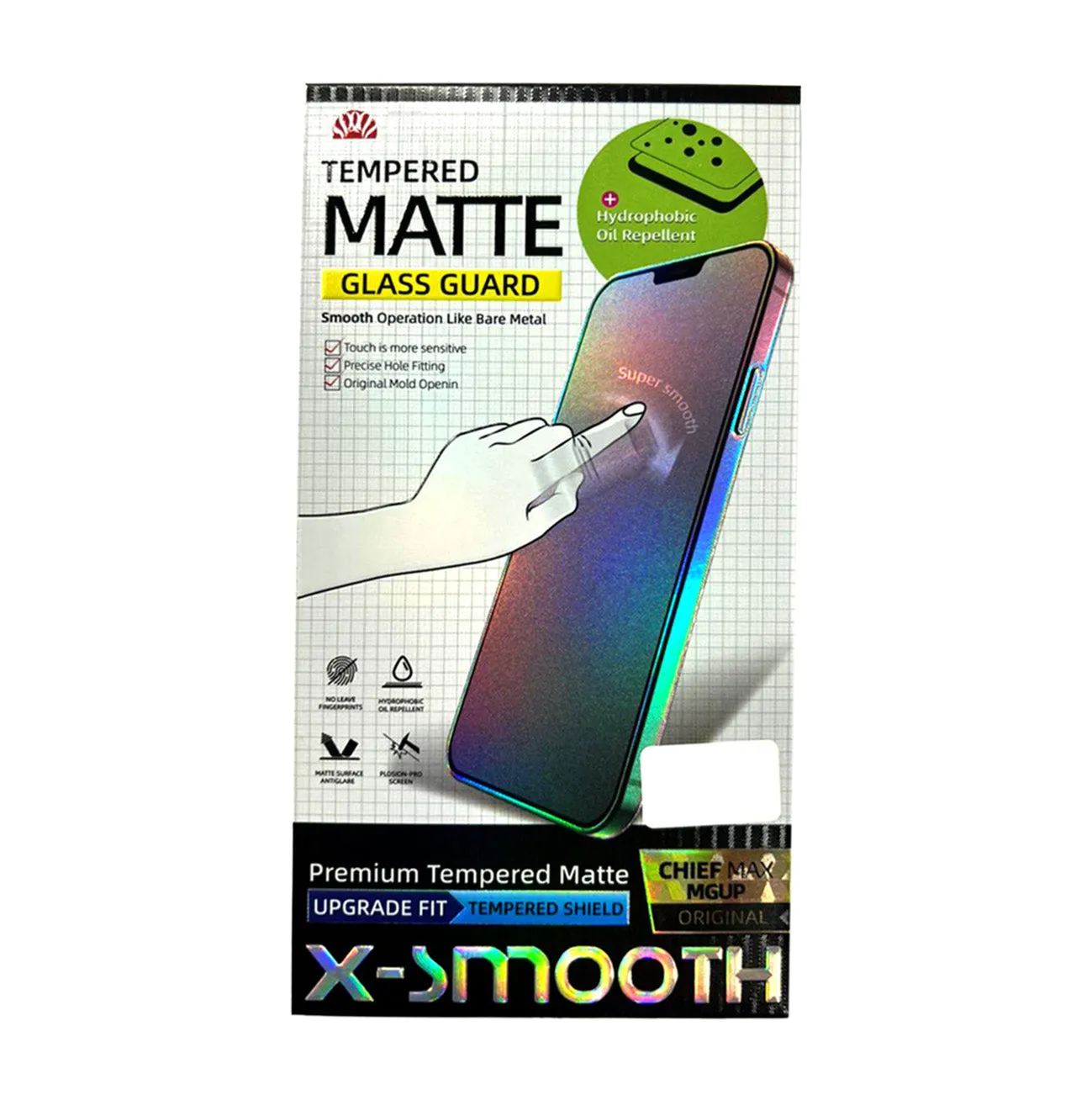 Generic Matte Screen Protector For Ip12 Pro Max Black