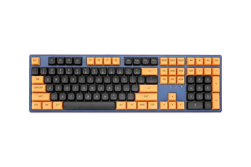 GKs CSA PBT Doubleshot Orange Black keycaps for diy gaming mechanical keyboard CSA Profile for BM60 BM68 BM80 BM65