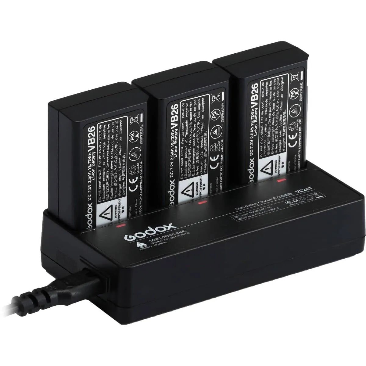 Godox VC26T Multi-Battery Charger for V1