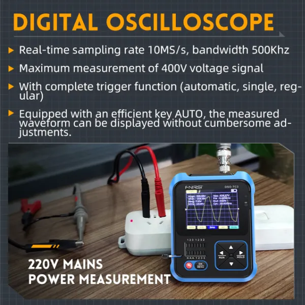 GT-HHMT1 3-in-1 Handheld Multitester Oscilloscope