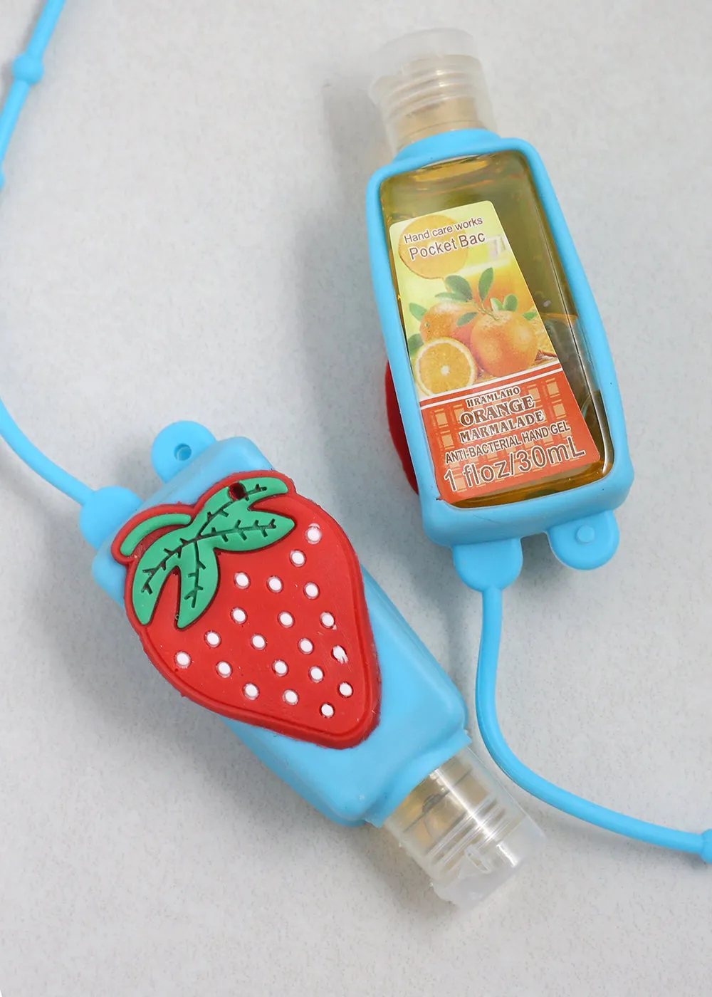 Hand Sanitizer with Fruit Case