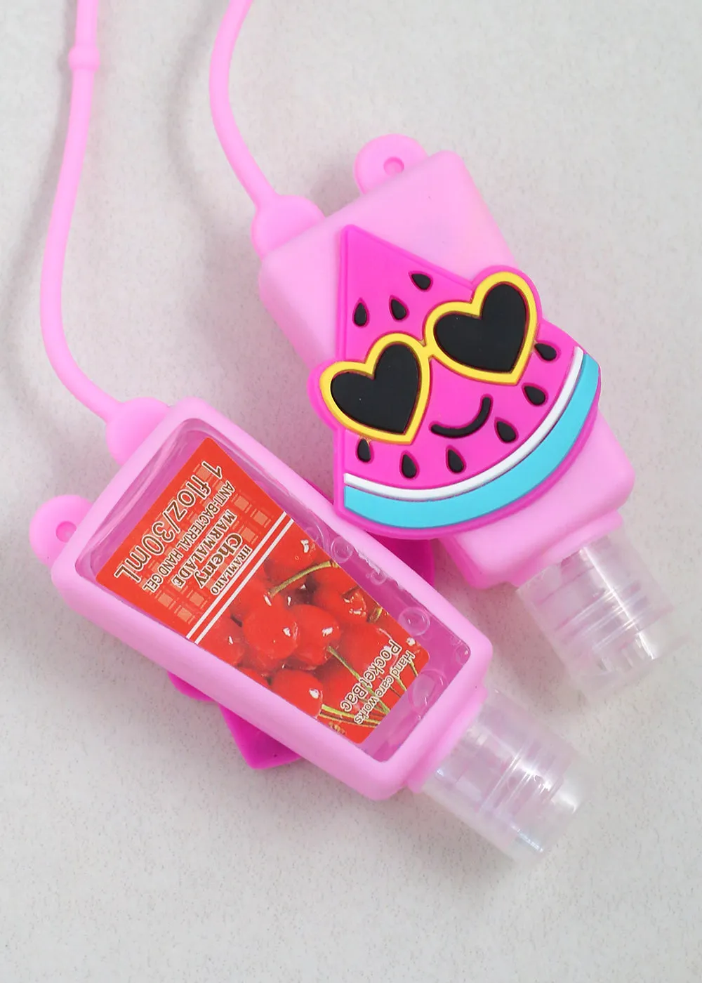 Hand Sanitizer with Fruit Case