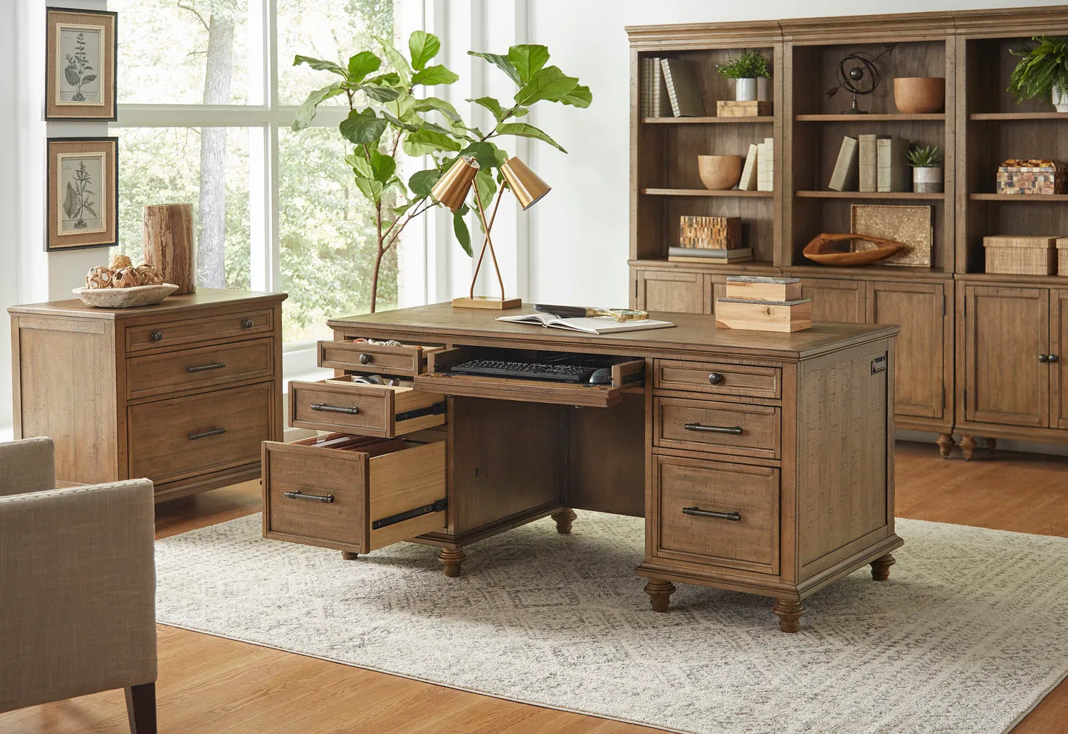 Hensley 66" Executive Desk