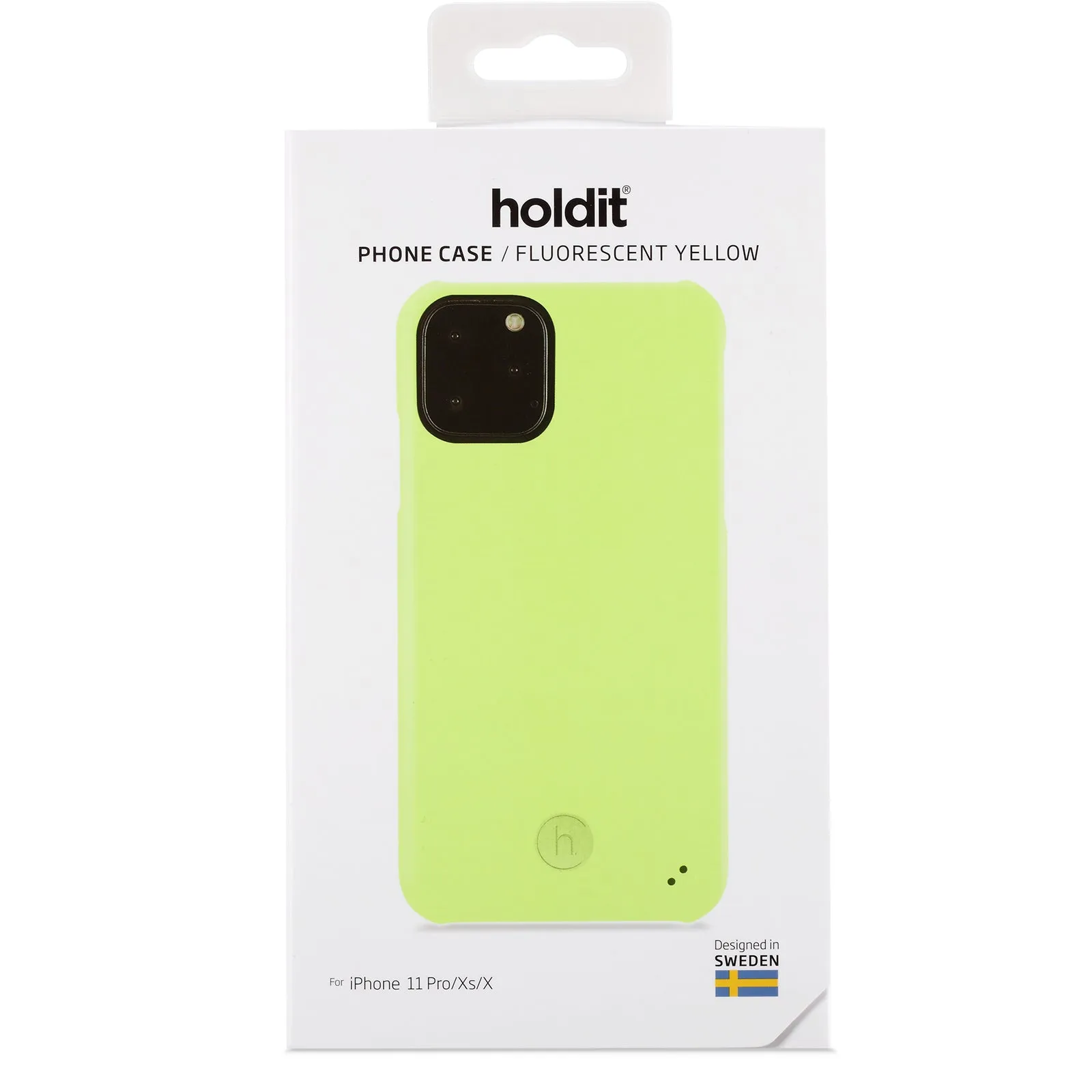 Holdit Style Phone Case for iPhone 11 Pro / Xs / X NEON EDITION - Fluorescent Yellow