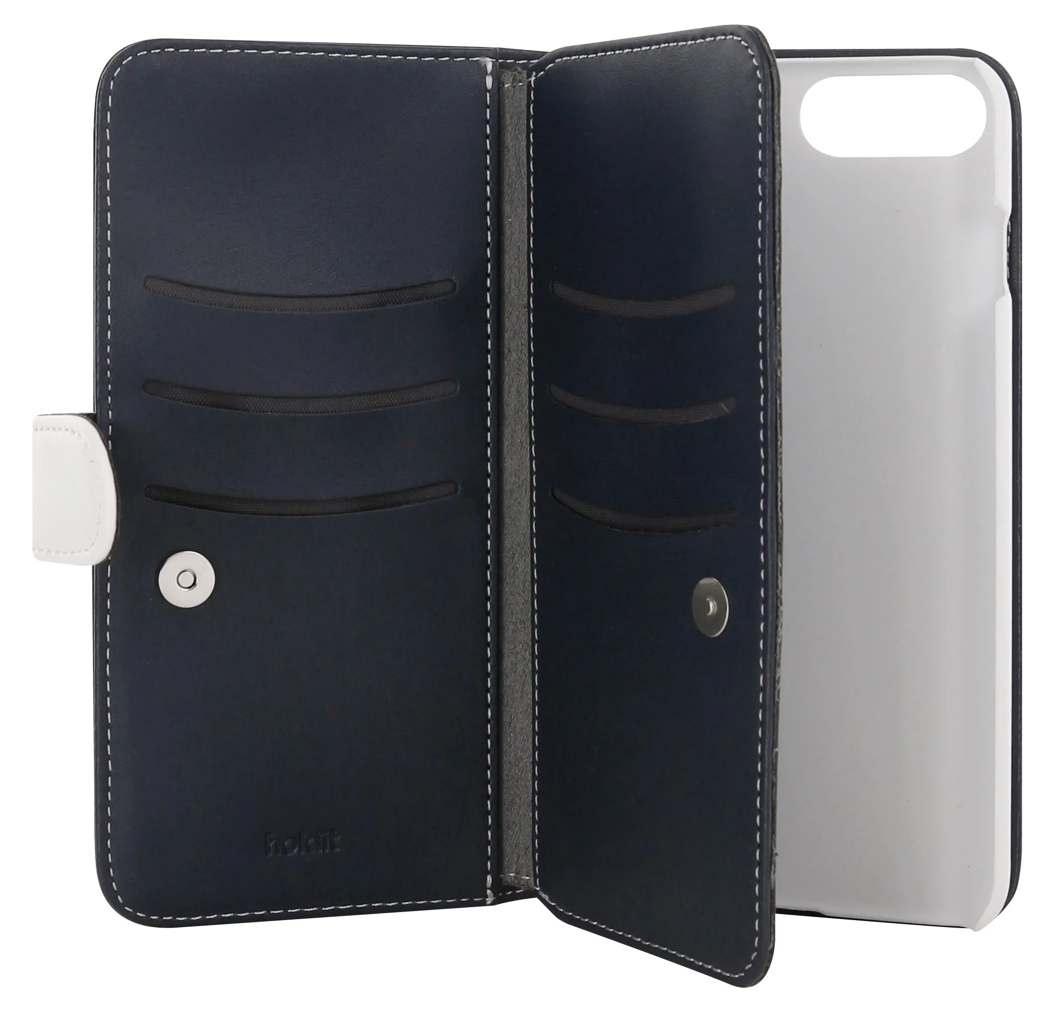 Holdit Wallet Case Extended II for iPhone ( 8 / 7 / 6 / 6S ) Plus (6 Card Pockets)