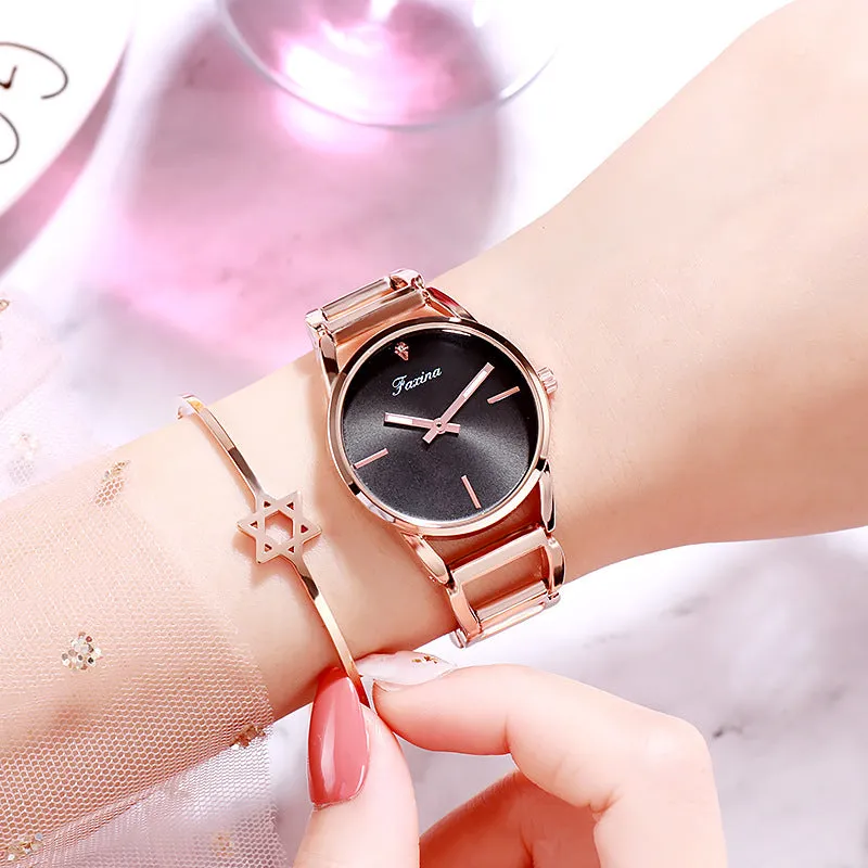 Hollow Strap Bracelet Women's Watch