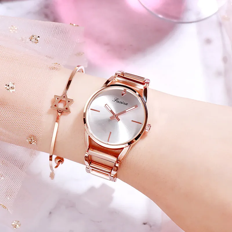 Hollow Strap Bracelet Women's Watch