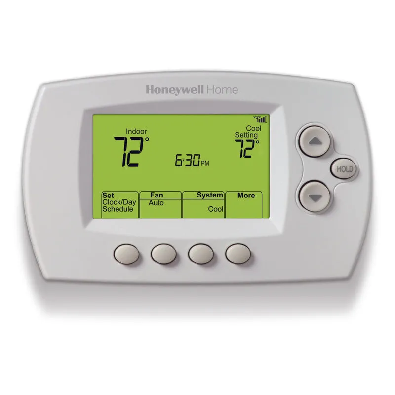 Honeywell Built In WiFi Heating and Cooling Push Buttons Programmable Thermostat