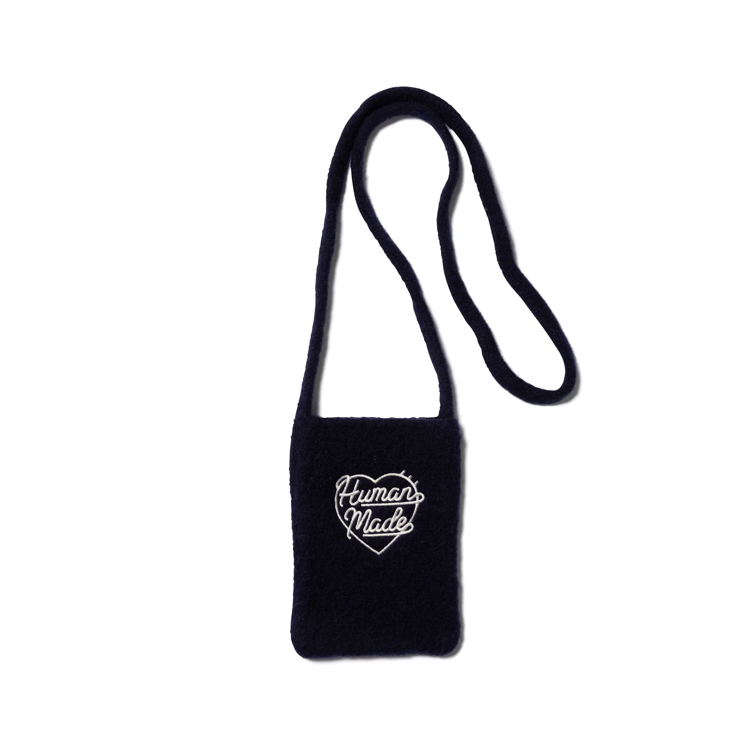 Human Made Knit Mini Shoulder Bag Navy HM26GD047