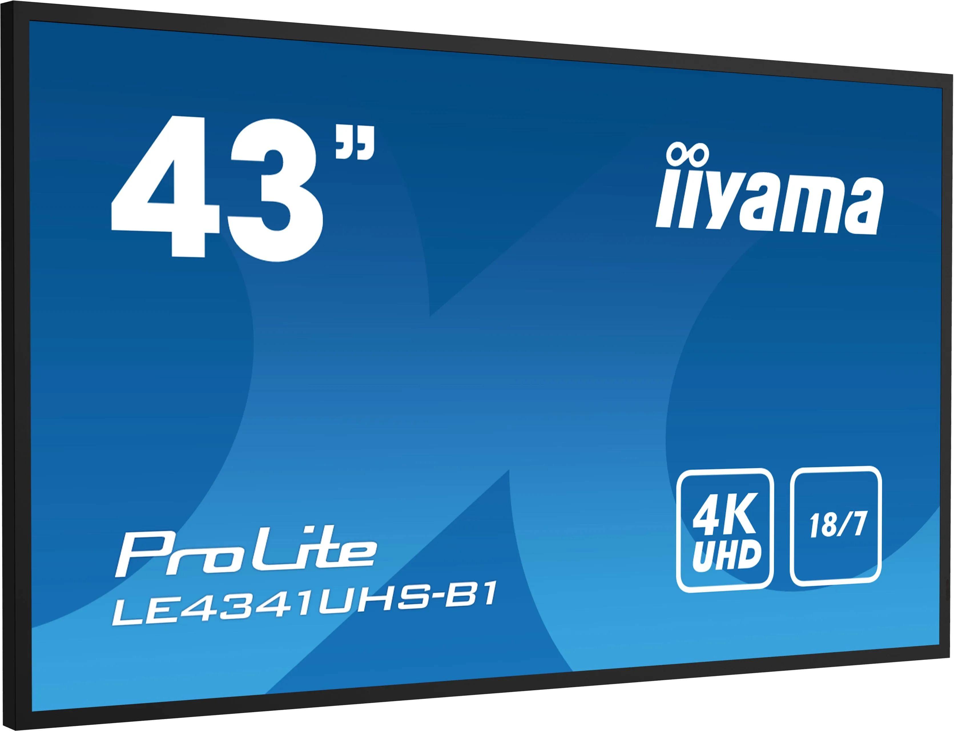 Iiyama Prolite Le4341uhs-B1 43" Class (42.5" Viewable) Led-Backlit Lcd Display - 4K - For Digital Signage