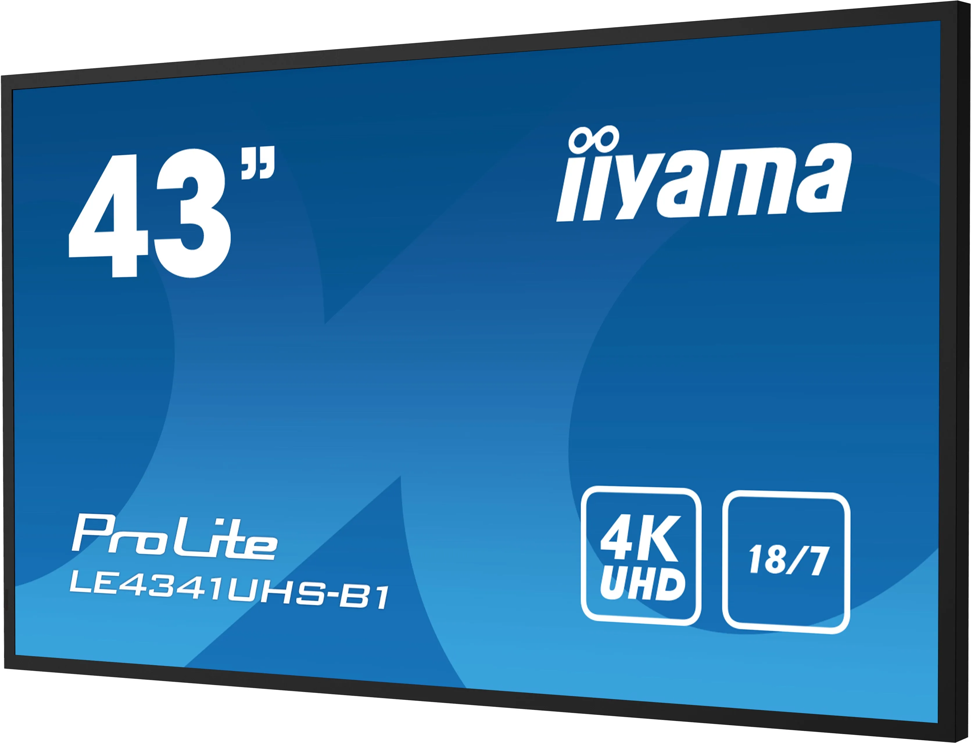 Iiyama Prolite Le4341uhs-B1 43" Class (42.5" Viewable) Led-Backlit Lcd Display - 4K - For Digital Signage