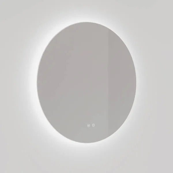 Ingrain Round Frameless Backlit LED Mirror