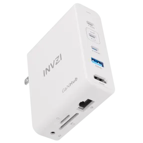 INVZI GaNHub 9-in-1 100W GaN USB-C Charger Power Hub Docking Station