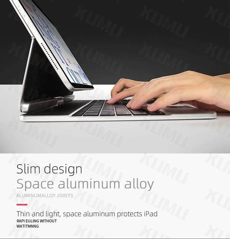 iPad Air 4 Aluminum Trackpad Magic Backlit Keyboard Case