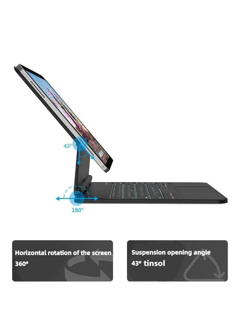 iPad Pro 11 2022 Magic 360° Rotatable Backlit Keyboard Case