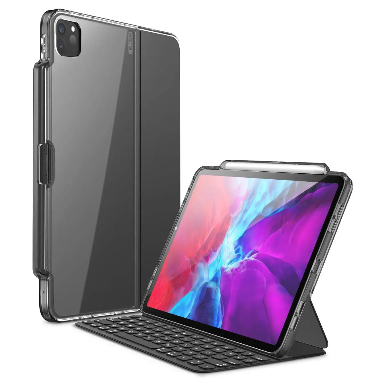 iPad Pro 12.9 inch (2021) Halo Smart Keyboard Case(open box) - Black