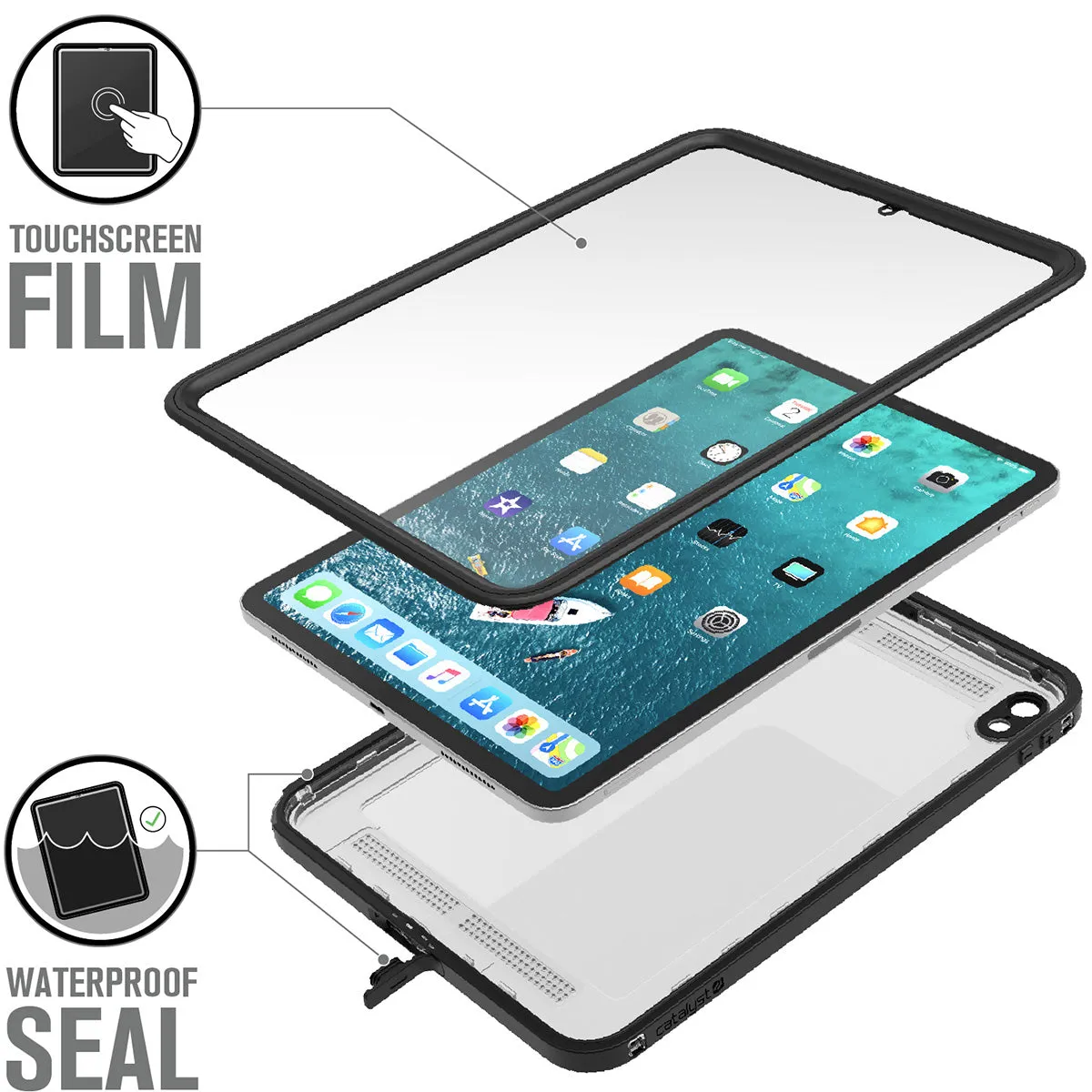 iPad Pro (Gen 1), 11" - Waterproof Case