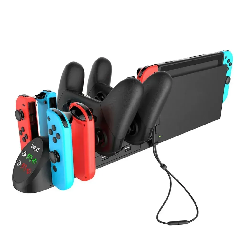 iPEGA PG-9187 Joycon and Pro controller multi charger for Nintendo Switch