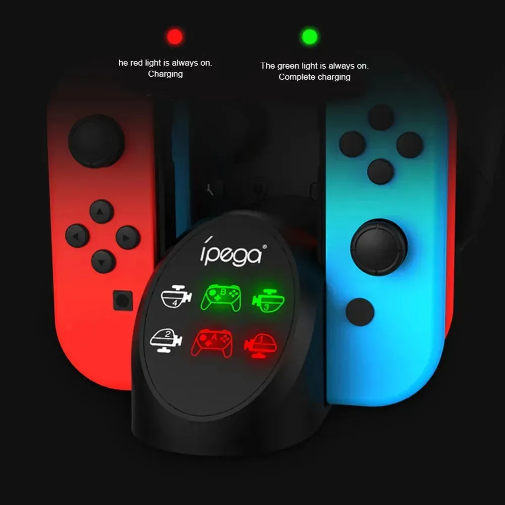 iPEGA PG-9187 Joycon and Pro controller multi charger for Nintendo Switch